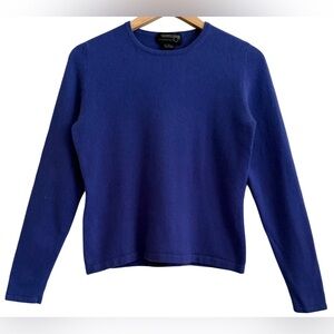 COUNTRY SHOP 100% Cashmere Preppy Soft Lightweight Minimalist Pullover Sweater S
